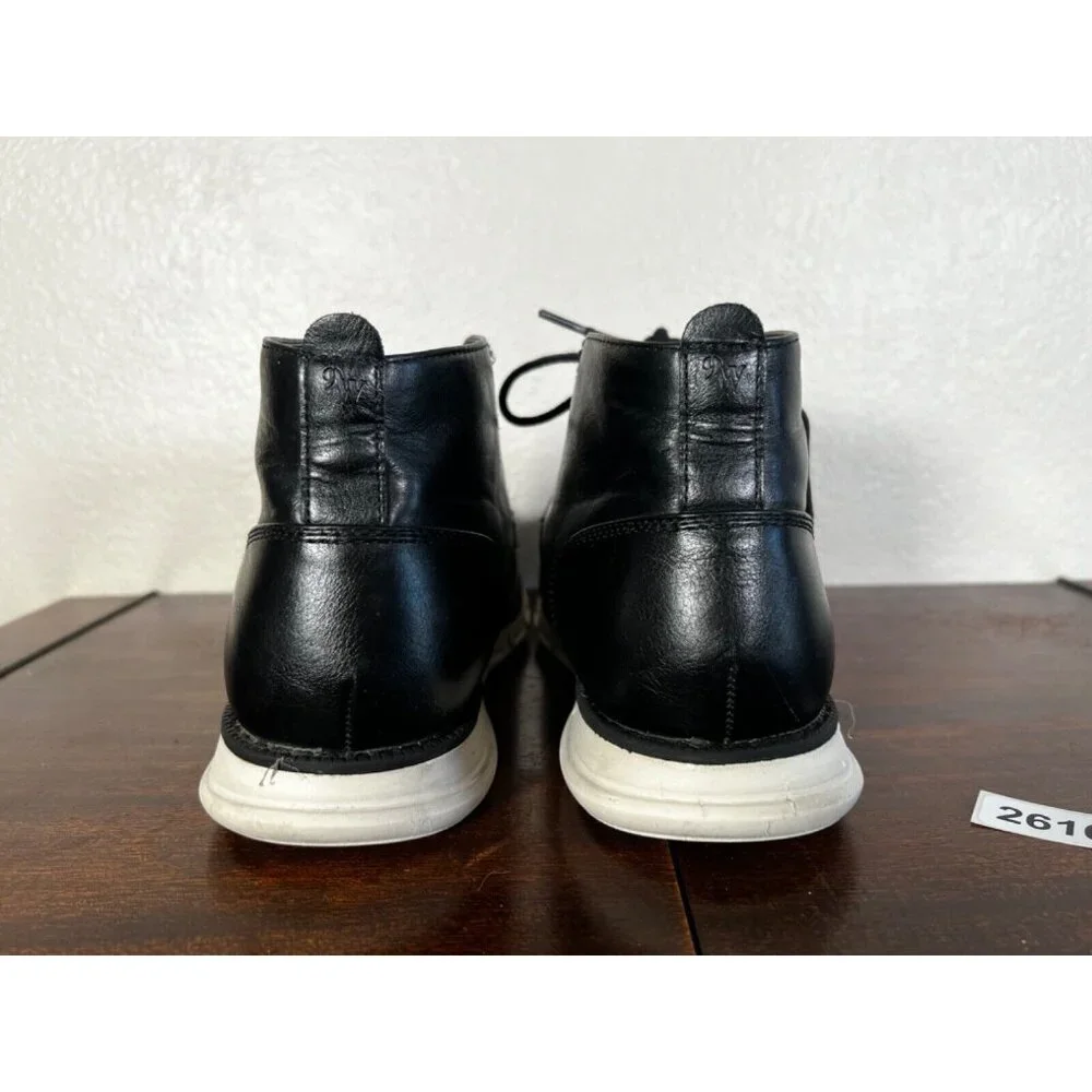 Nine West Hardey Men’s Chukka Boot Sz 9.5 Black Boots Colorblock Eur 42-43 - Picture 6 of 9